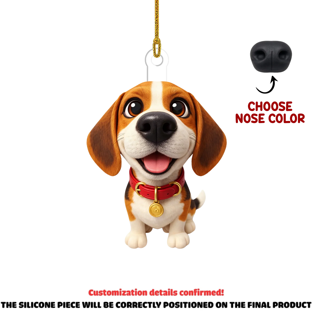 Boop My Nose - Personalized Nose Squishy Ornament