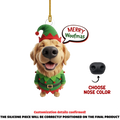 Custom Christmas Decor Home Birthday Gifts For Dog Lovers • One Merry Boop - Personalized Nose Squishy Ornament