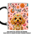 Custom Christmas Birthday Gifts For Pet Lovers • Pawtastic Fiesta - Personalized Accent Mug