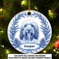 Custom Christmas Decor Home Birthday Gifts For Pet Lovers • Living In Memory - Personalized Ceramic Ornament