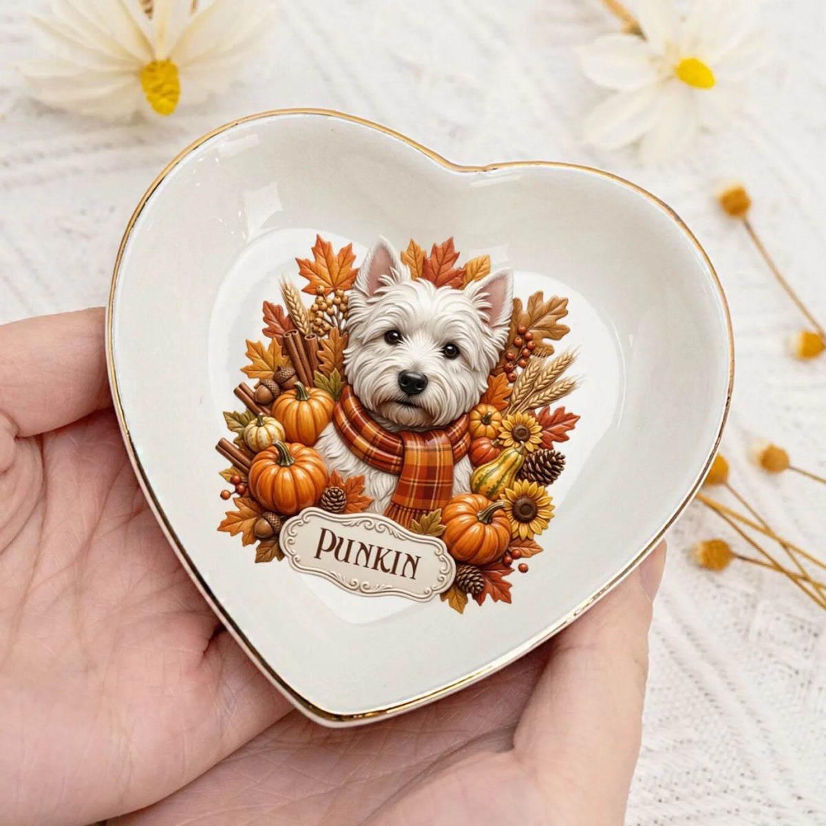 Pumpkin Season - Personalized Jewelry Dish