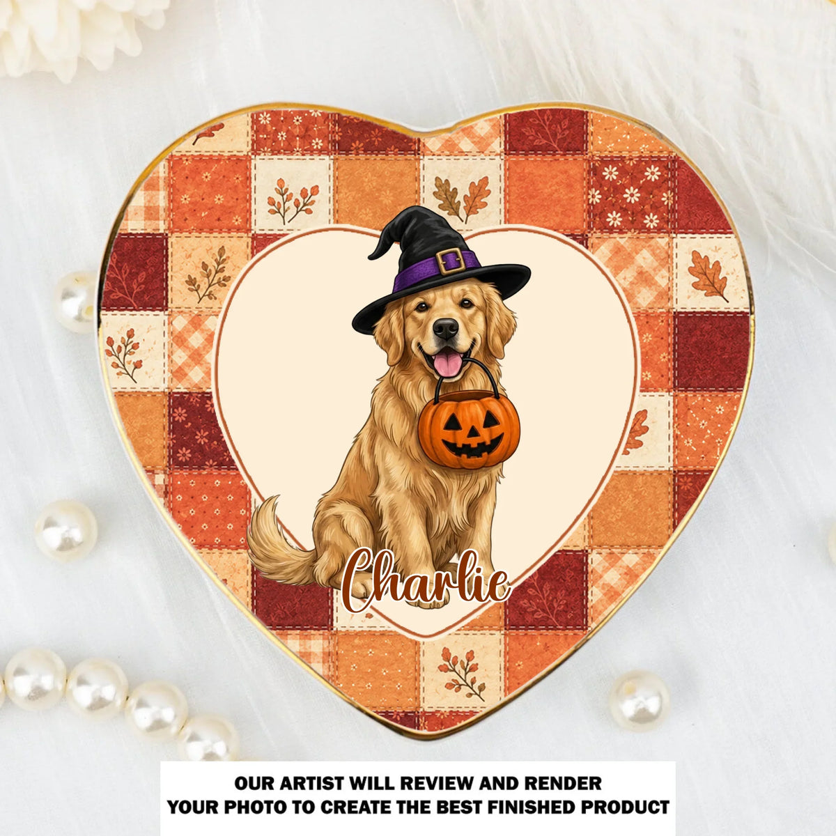 Spooky Pet Lover - Personalized Jewelry Dish