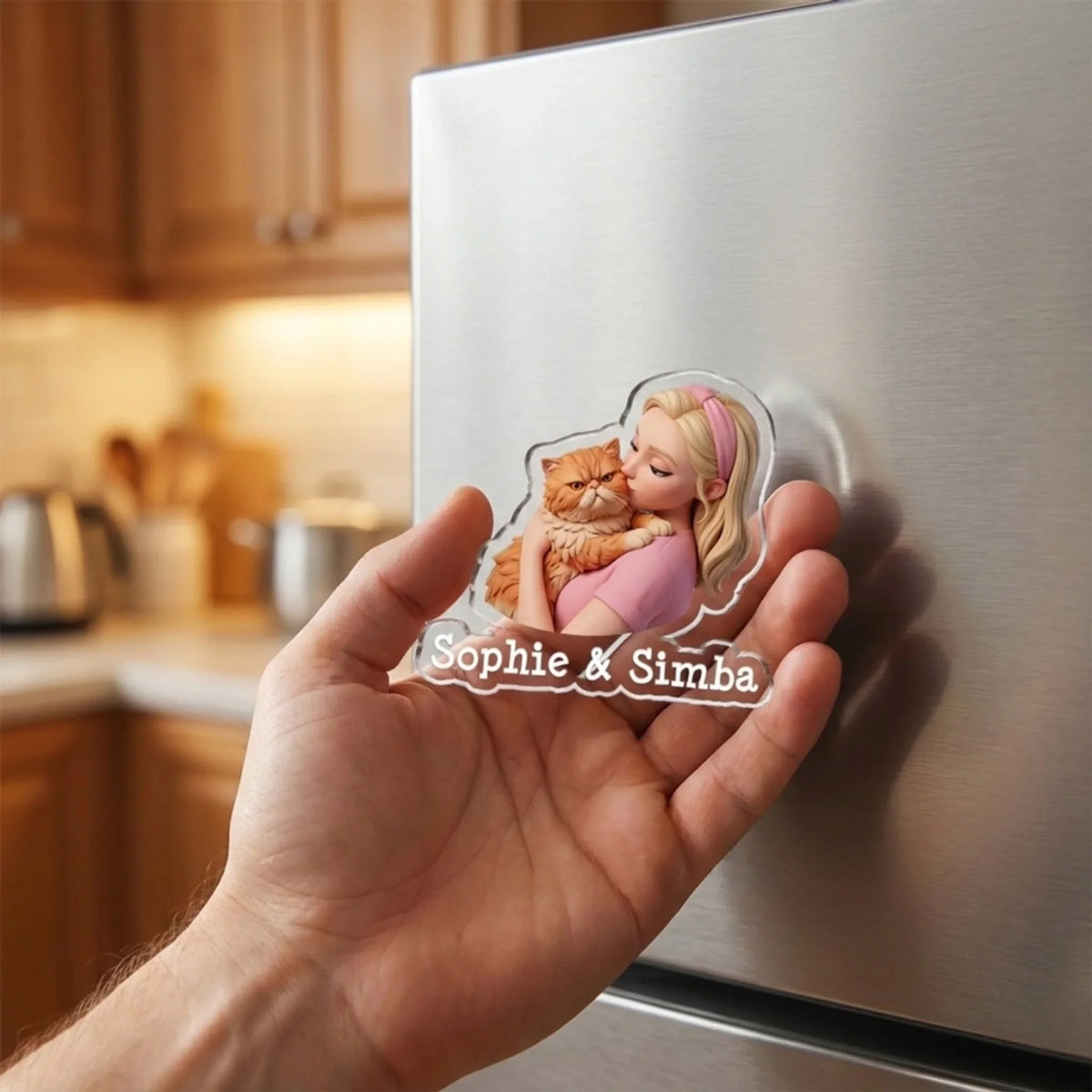 Inseparable Bond - Personalized Acrylic Magnet