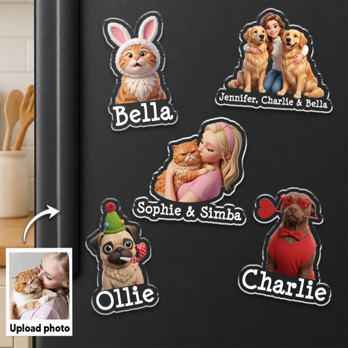 Inseparable Bond - Personalized Acrylic Magnet