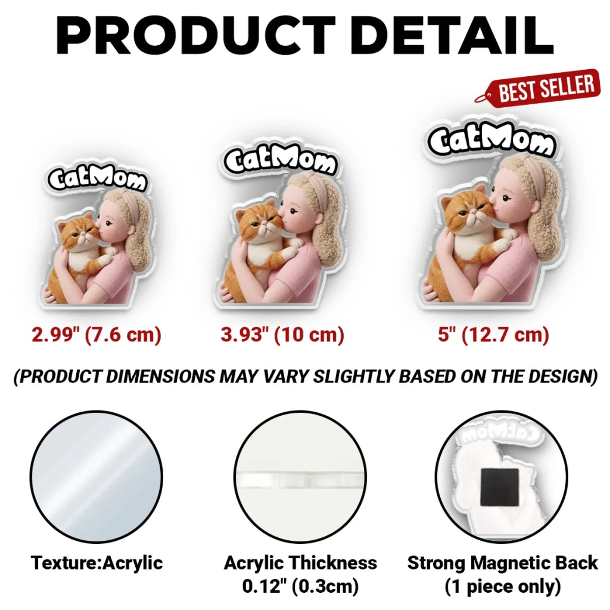 Cartoon Your Pet - Personalized Acrylic Magnet