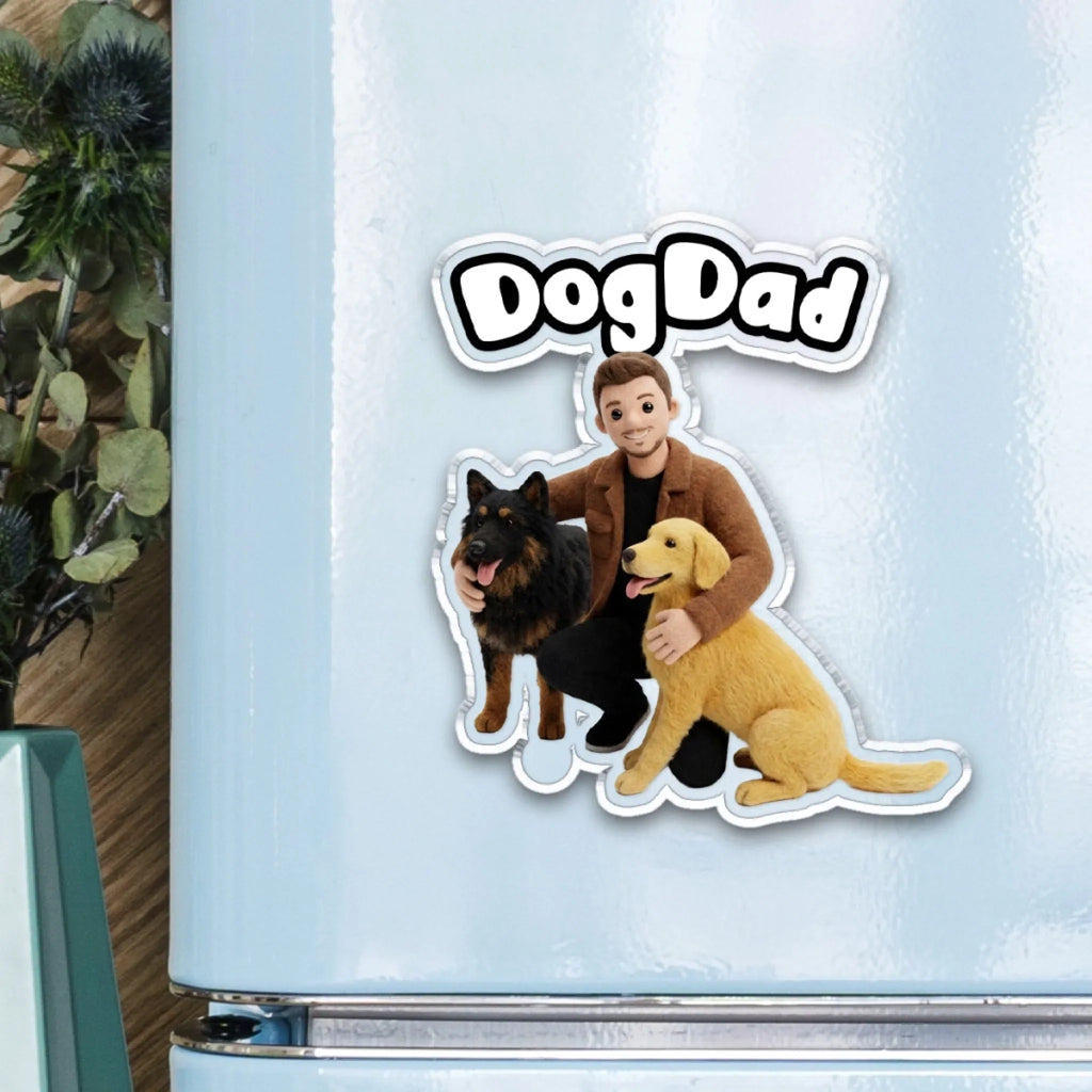 Cartoon Your Pet - Personalized Acrylic Magnet