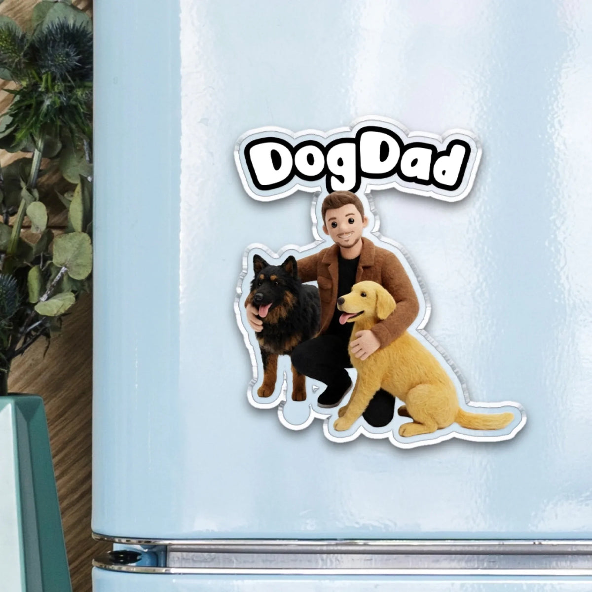 Cartoon Your Pet - Personalized Acrylic Magnet
