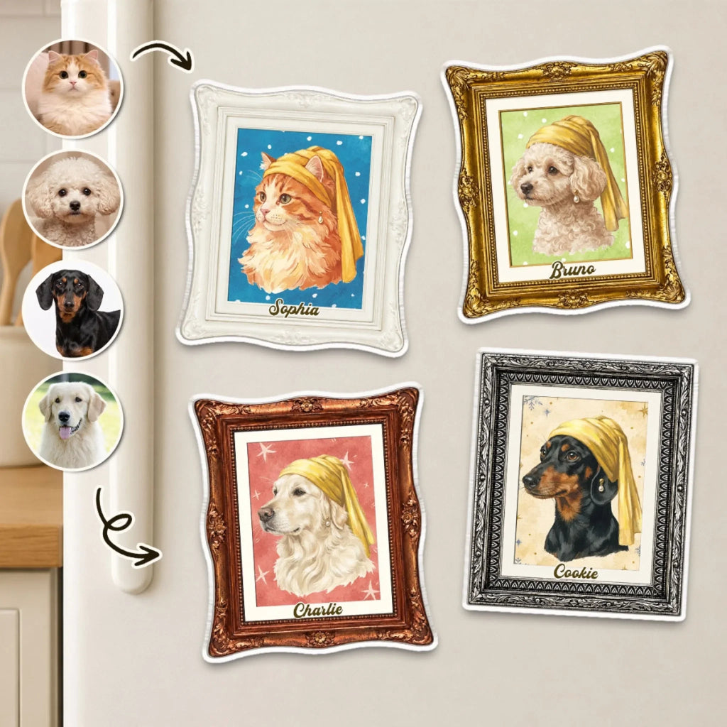 Paws Make Life Better - Personalized Acrylic Magnet