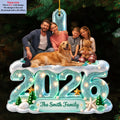Custom Christmas Decor Home Birthday Gifts For Dog Lovers • A Cozy First Christmas Memory - Personalized Acrylic Ornament