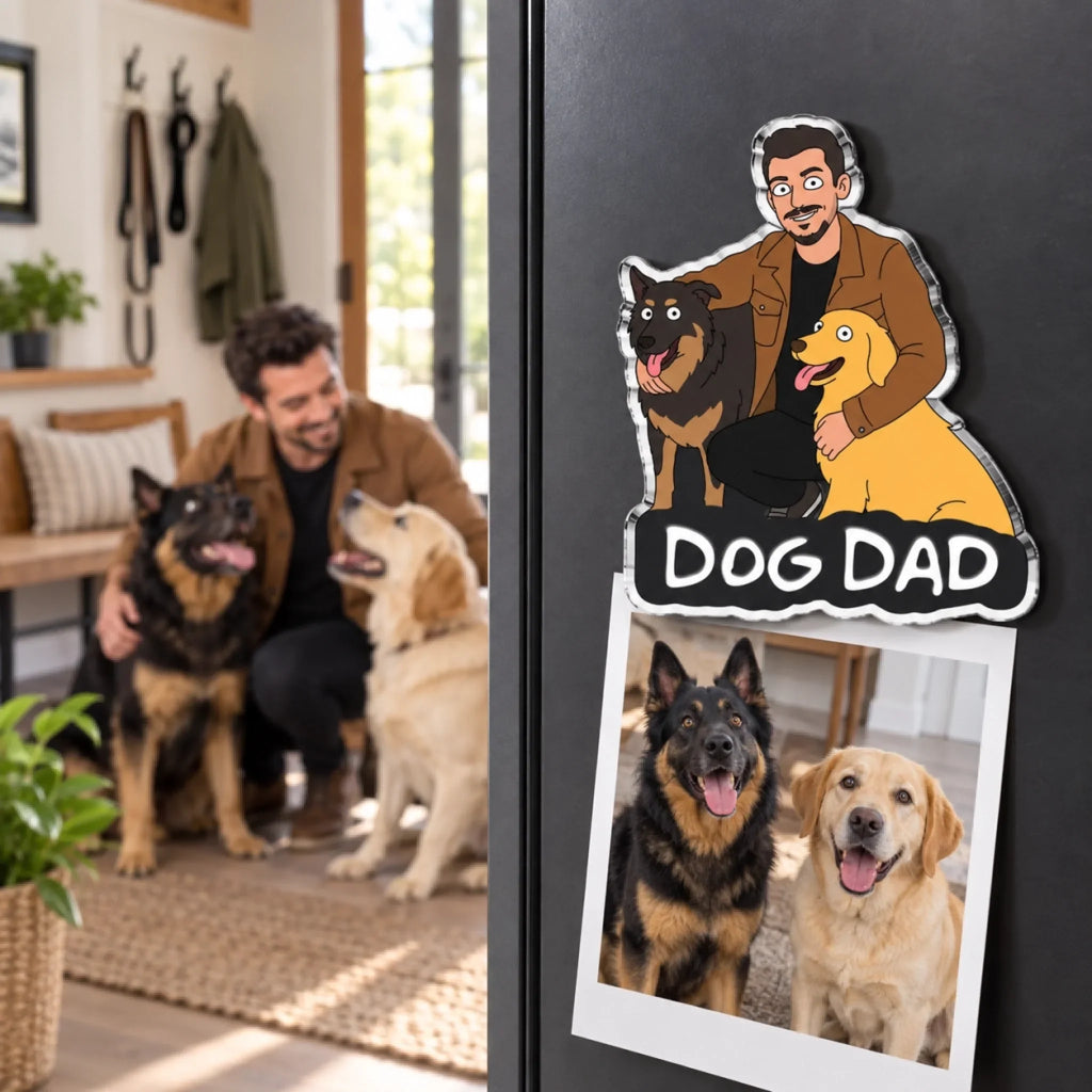 Life Is Better With My Pet - Personalized Acrylic Magnet