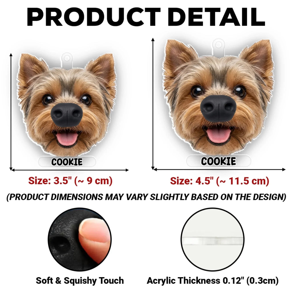 Custom Christmas Decor Home Birthday Gifts For Pet Lovers • Boopmas Cheer - Personalized Nose Squishy Ornament