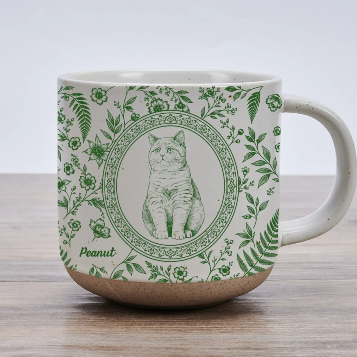 Custom Christmas Birthday Gifts For Pet Lovers • Love Comes With Four Paws - Personalized Pottery Mug