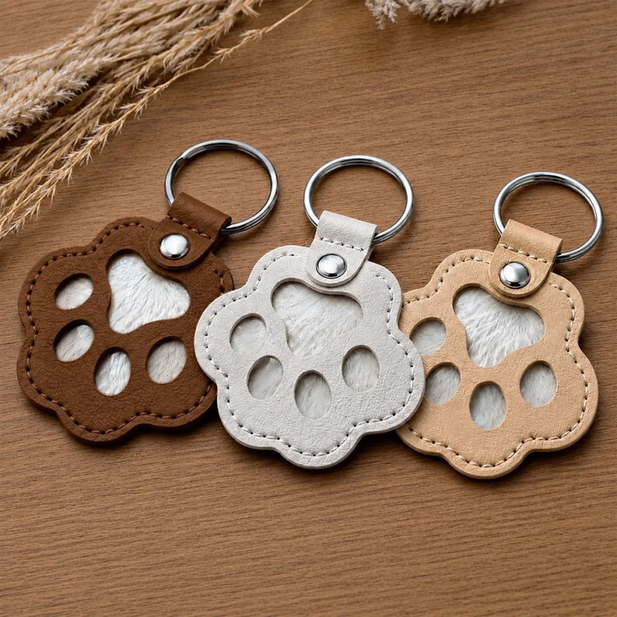 Custom Photo Pet Memorial Coin Keychain, Sympathy Keepsake for Pet Loss • Carried With Love - Personalized Pet Fur Keychain