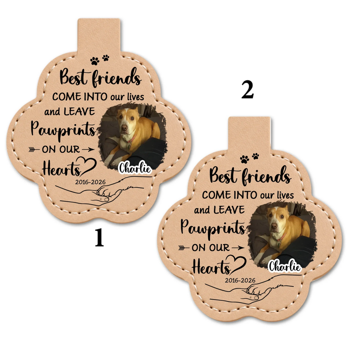 Miss You So Much - Personalized Pet Fur Keychain