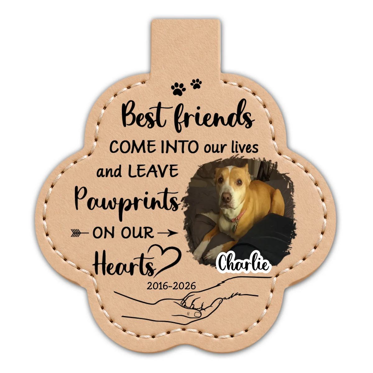 Miss You So Much - Personalized Pet Fur Keychain