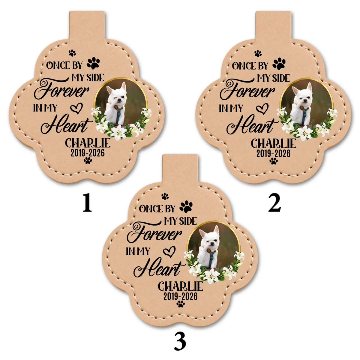 Always Love You - Personalized Pet Fur Keychain