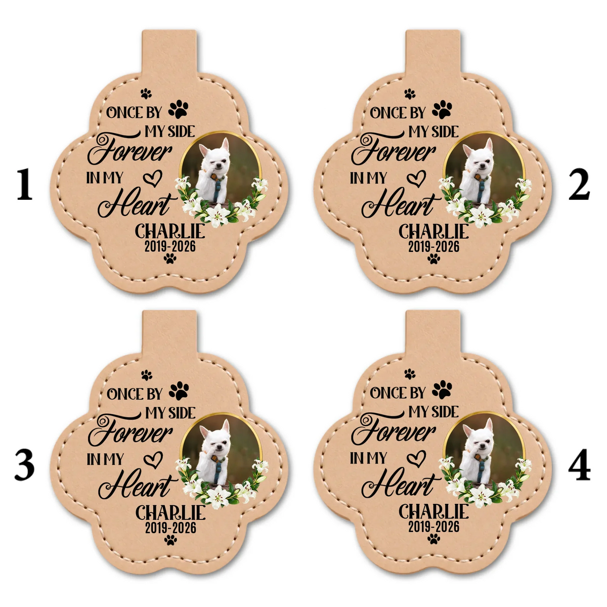 Always Love You - Personalized Pet Fur Keychain