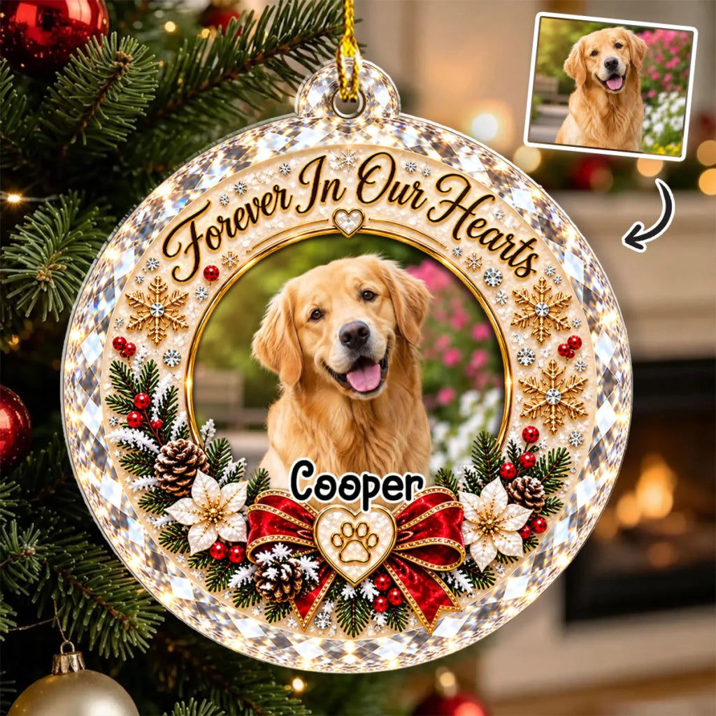Beloved Forever - Personalized 3D Effect Acrylic Ornament