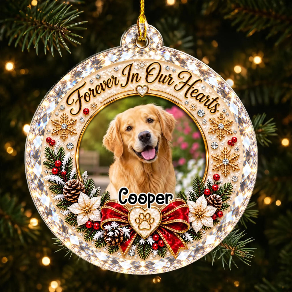 Beloved Forever - Personalized 3D Effect Acrylic Ornament