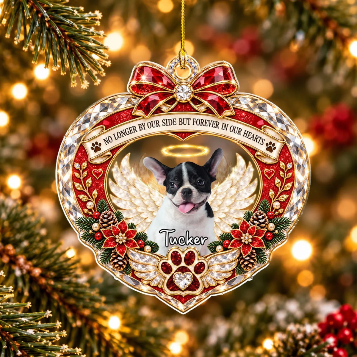 Always Remembered - Personalized 3D Effect Acrylic Ornament