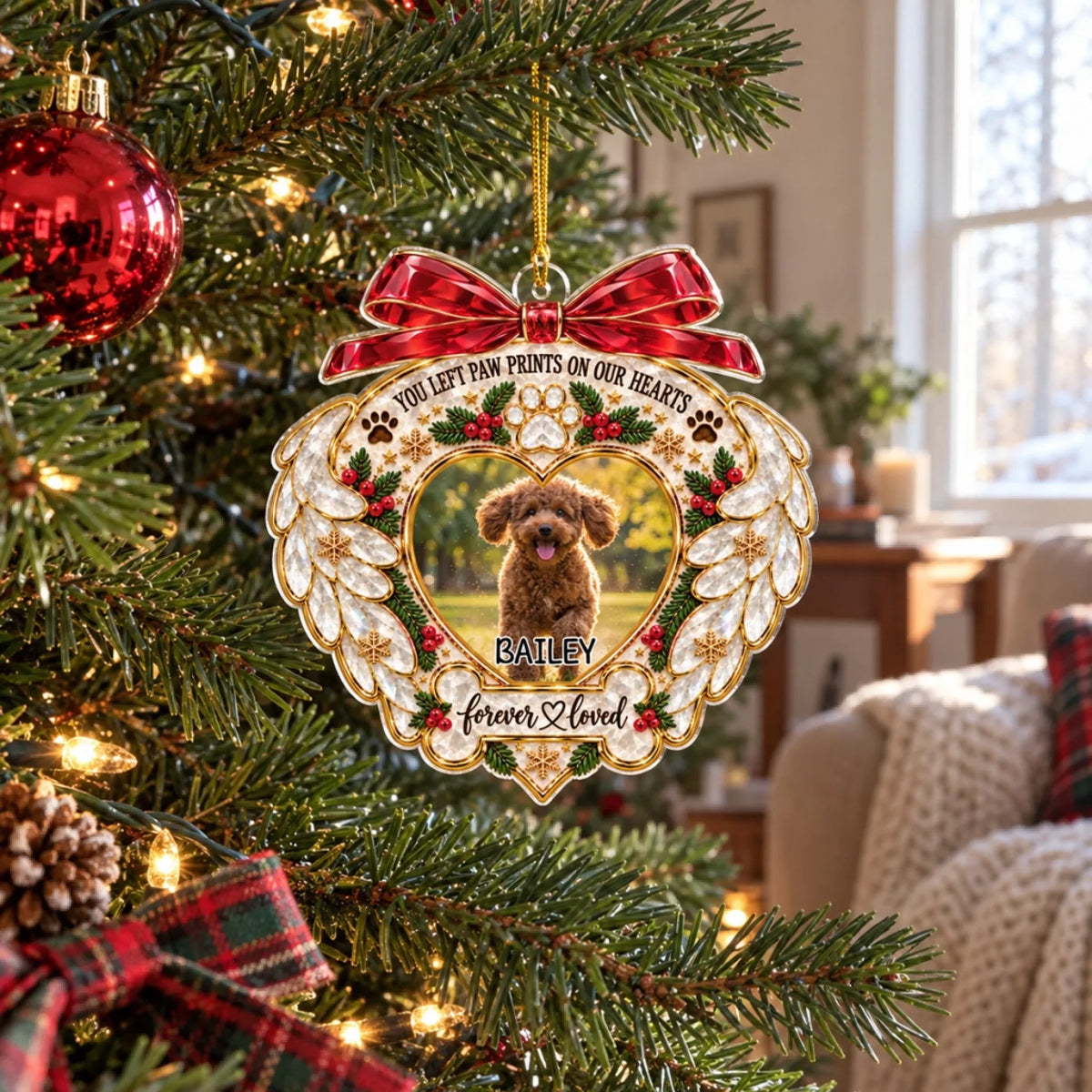 A Lasting Love - Personalized 3D Effect Acrylic Ornament