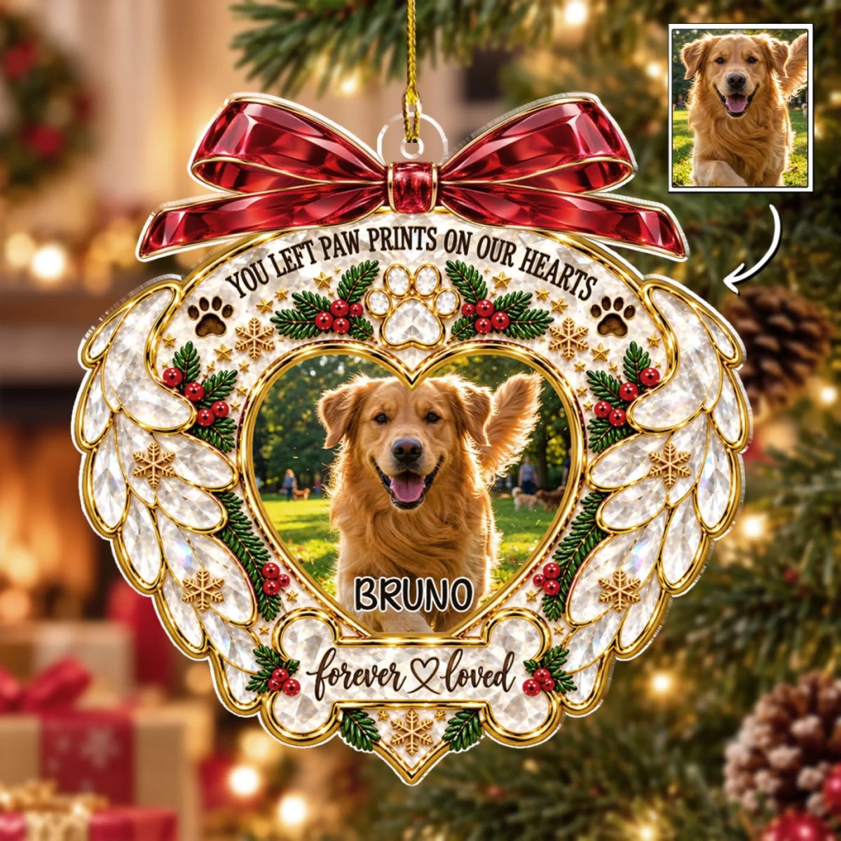 A Lasting Love - Personalized 3D Effect Acrylic Ornament