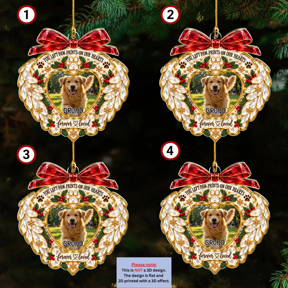 A Lasting Love - Personalized 3D Effect Acrylic Ornament