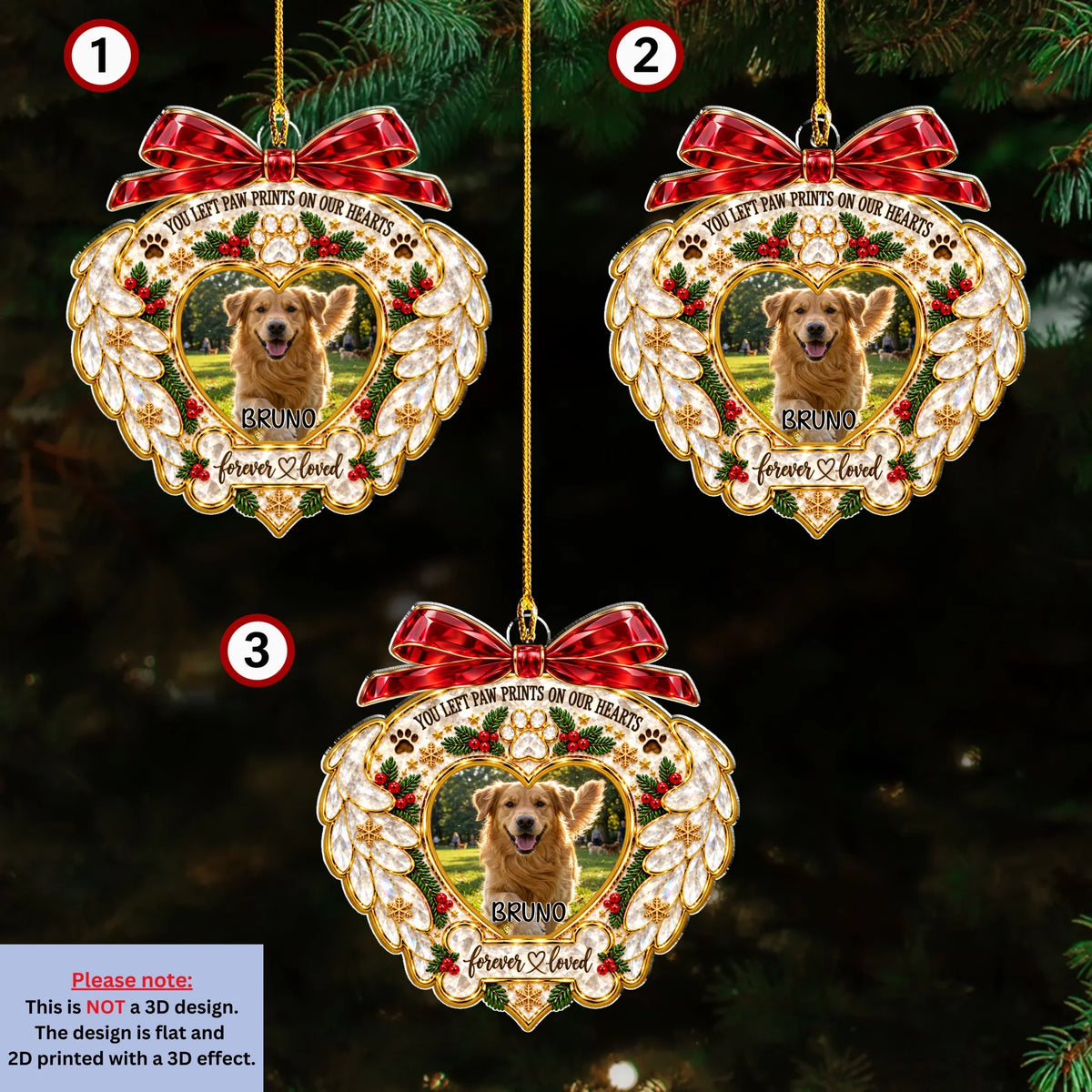 A Lasting Love - Personalized 3D Effect Acrylic Ornament