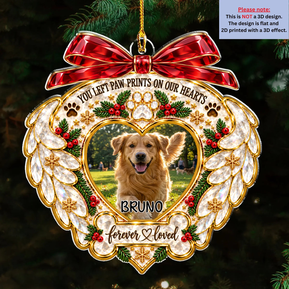 A Lasting Love - Personalized 3D Effect Acrylic Ornament