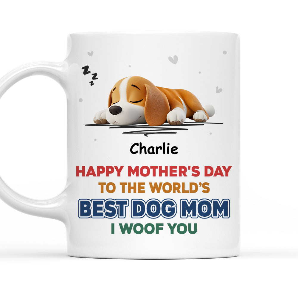 Custom Mother's Father's day Birthday Gifts For Dog Lovers • Best In The World - Personalized Coffee Mug