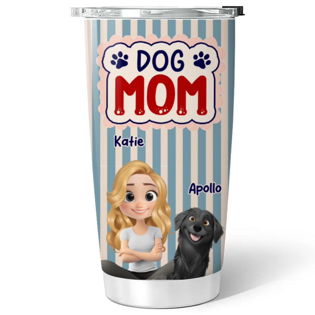 Custom Christmas Birthday Gifts For Dog Mom, Dog Lovers • Let Us Spend Days Together - Personalized Tumbler