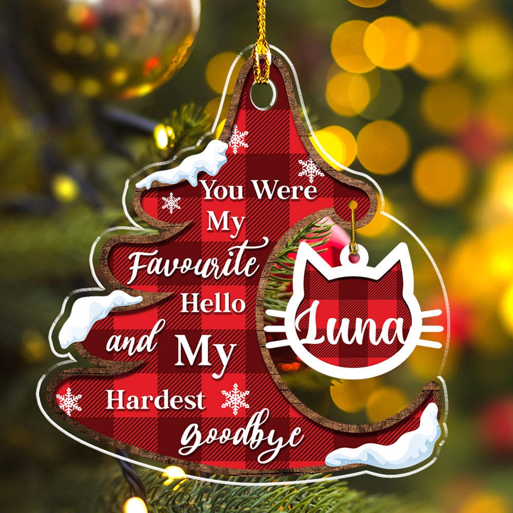 Pet Christmas - Personalized Acrylic Ornament