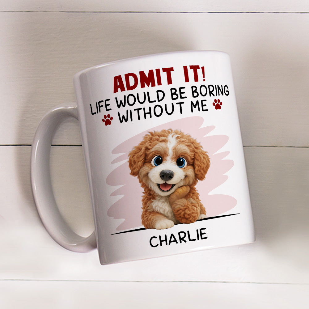Custom Christmas Birthday Gifts For Dog Mom, Dog Lovers • Do Not Deny - Personalized Coffee Mug