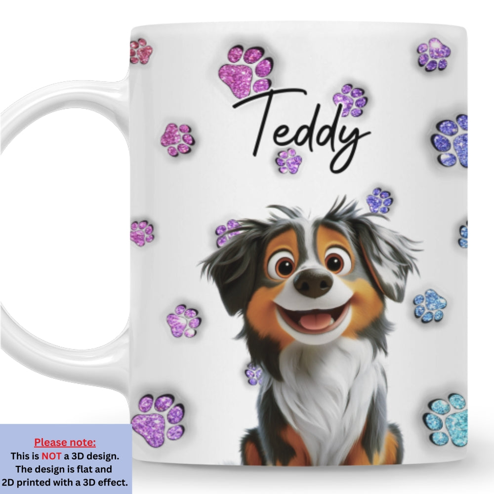Custom Christmas Birthday Gifts For Dog Lovers • Dog Baby - Personalized 3D Inflated Effect Mug