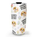 Custom Christmas Birthday Gifts For Dog Mom, Dog Lovers • Distracted By Dogs - Personalized 3D Inflated Effect Tumbler