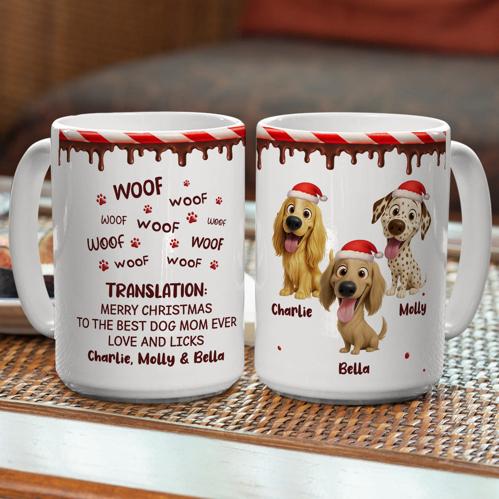 Custom Christmas Birthday Gifts For Dog Lovers • Licks To You - Personalized Coffee Mug