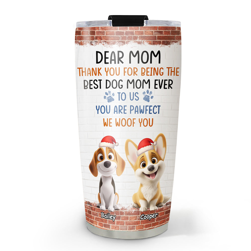 Custom Christmas Birthday Gifts For Dog Lovers • You Are So Pawfect - Personalized Tumbler