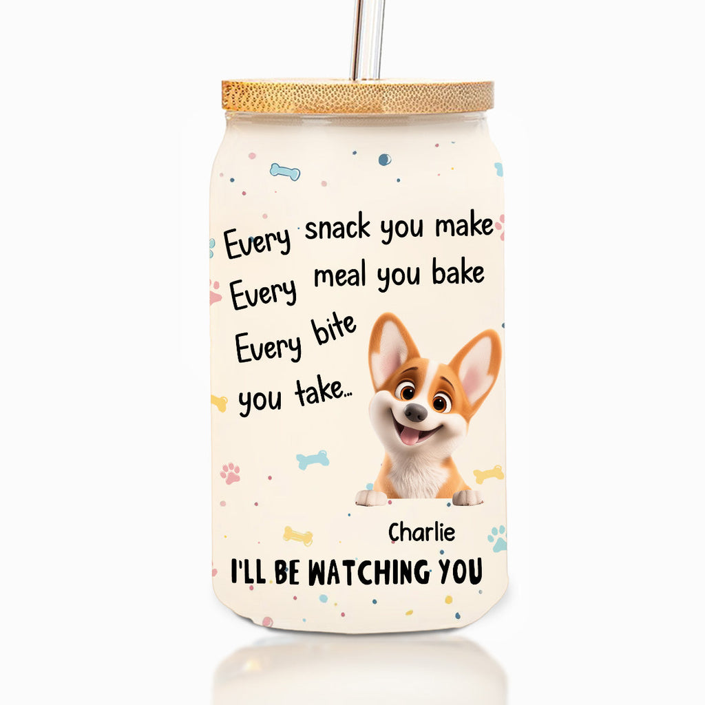Watching You - Personalized Glass Can