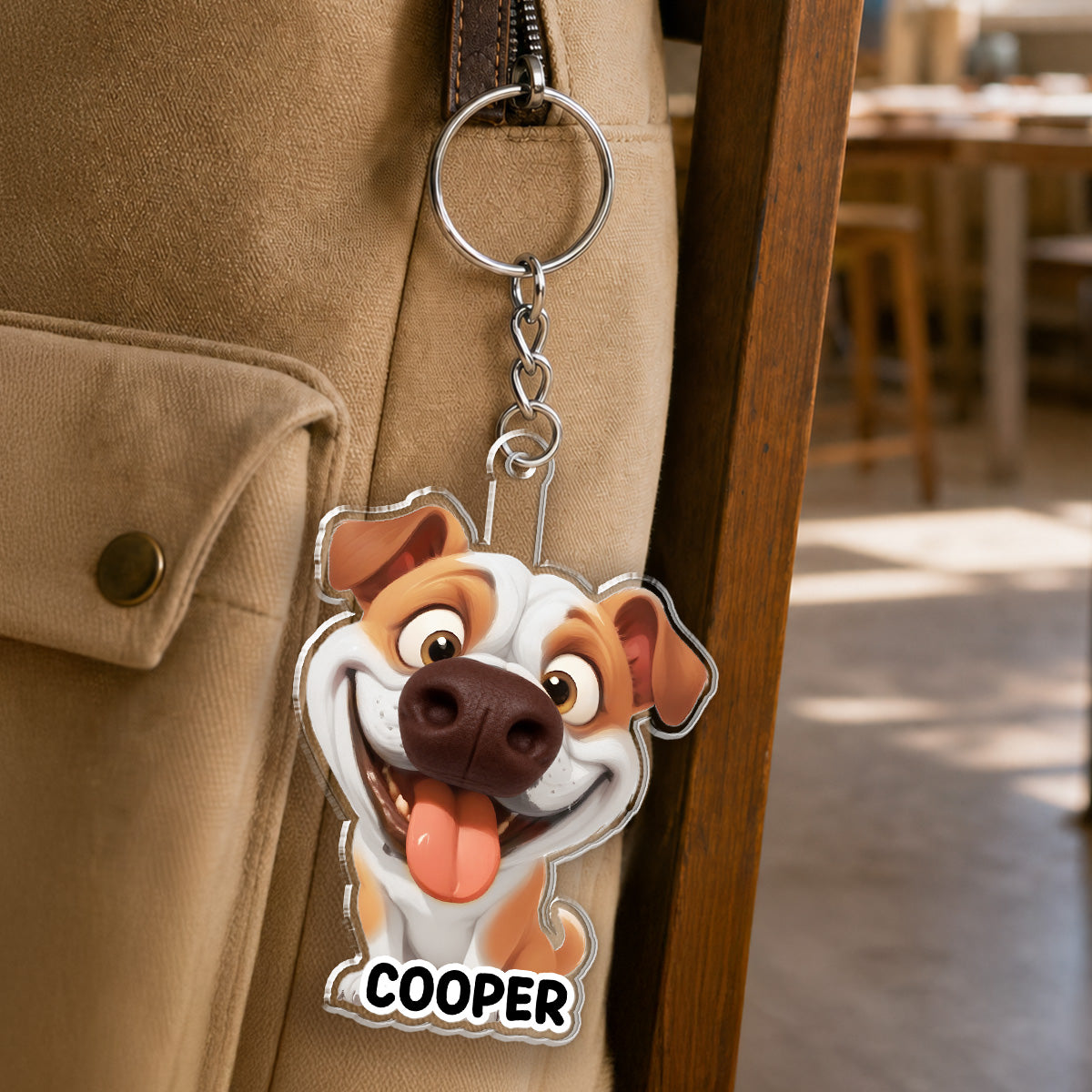 Certified Boop Button - Personalized Nose Squishy Keychain