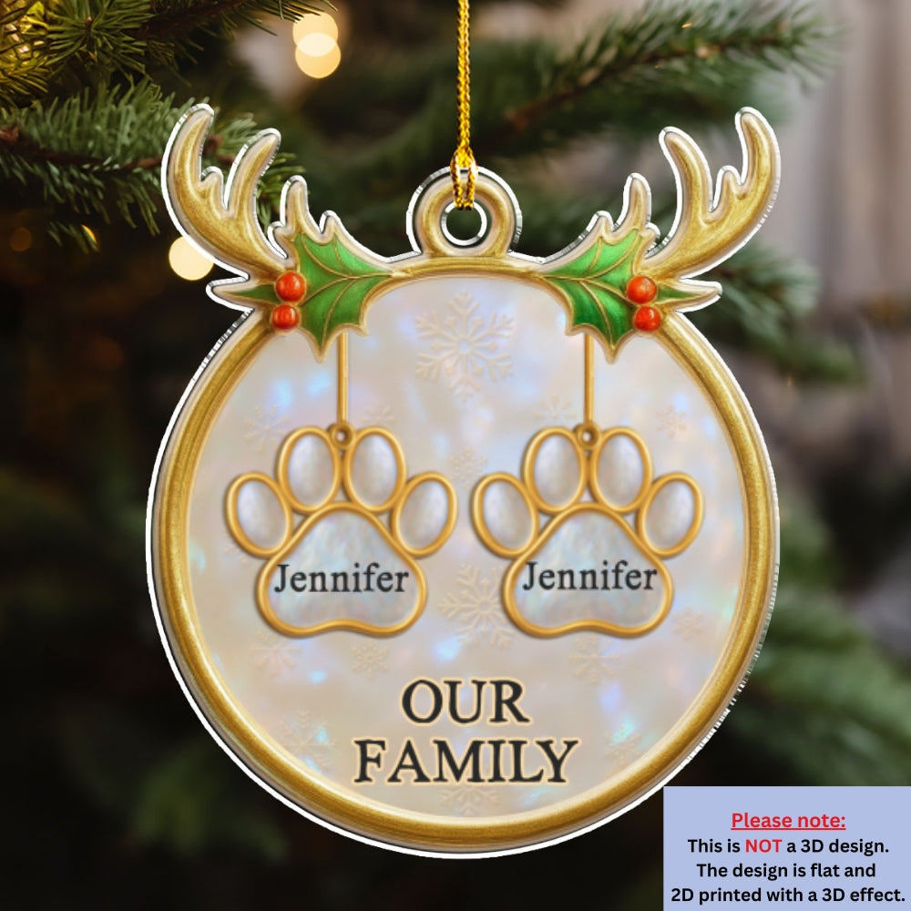 Family Keepsake - Personalized Acrylic Ornament