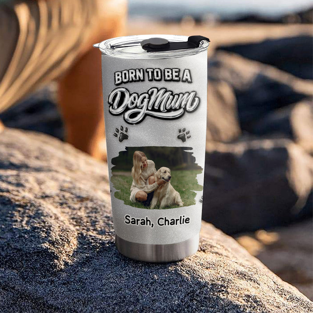 Custom Photo Mother's day Birthday Gifts For Dog Mom, Dog Lovers • No One Is Like You Photo - Personalized 3D Effect Tumbler