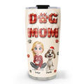 Custom Christmas Birthday Gifts For Dog Mom, Dog Lovers • A Cheerful Time - Personalized Tumbler