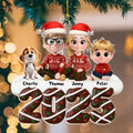Custom Christmas Decor Home Birthday Gifts For Dog Lovers • Happiness Baked Into Every Moment - Personalized Acrylic Ornament
