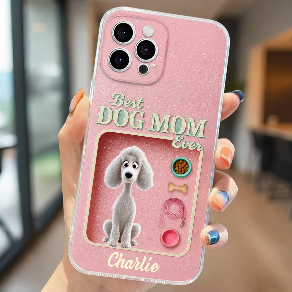 New Lovely Dog Mom - Personalized 3D Effect Phone Case