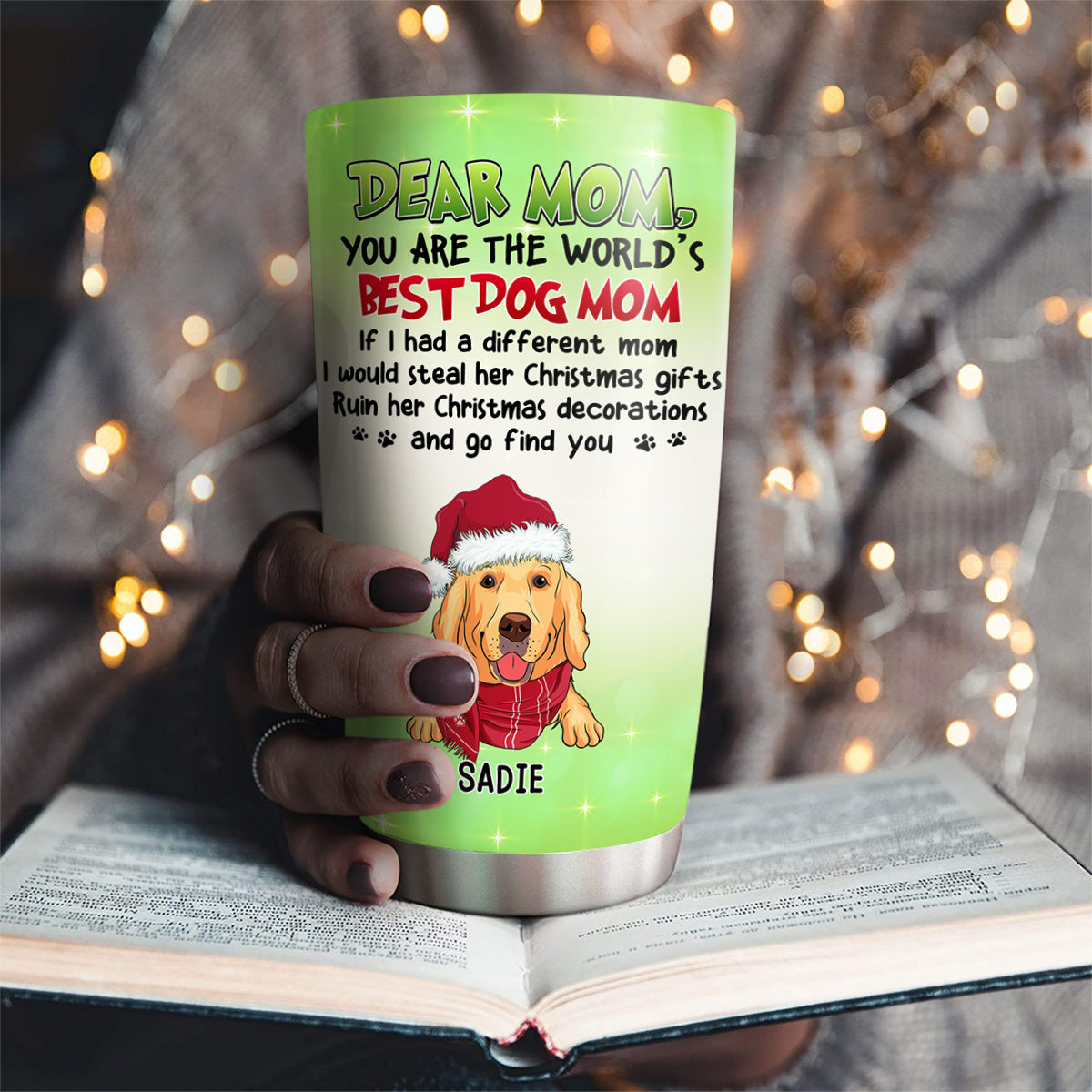 Custom Mother's day Birthday Gifts For Pet Mom, Pet Lovers • Steal Christmas Gift - Personalized Tumbler