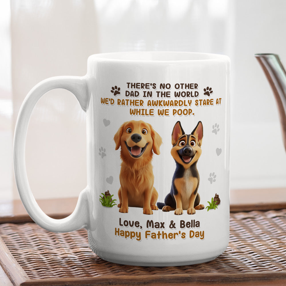 Custom Christmas Birthday Gifts For Dog Dad, Dog Lovers • You Deserve This Poopy Honor - Personalized Coffee Mug