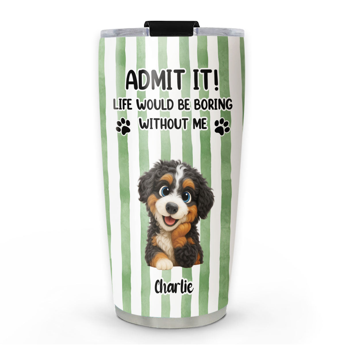 Custom Christmas Birthday Gifts For Dog Mom, Dog Lovers • Can Not Deny It - Personalized Tumbler