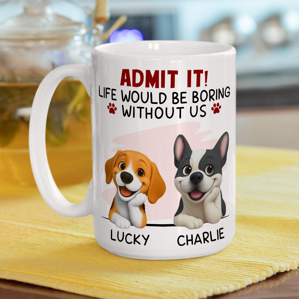 Custom Christmas Birthday Gifts For Dog Mom, Dog Lovers • Do Not Deny - Personalized Coffee Mug
