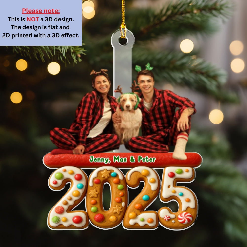 Custom Christmas Decor Home Birthday Gifts For Dog Lovers • We And Our Dog Version 3 Photo - Personalized Acrylic Ornament