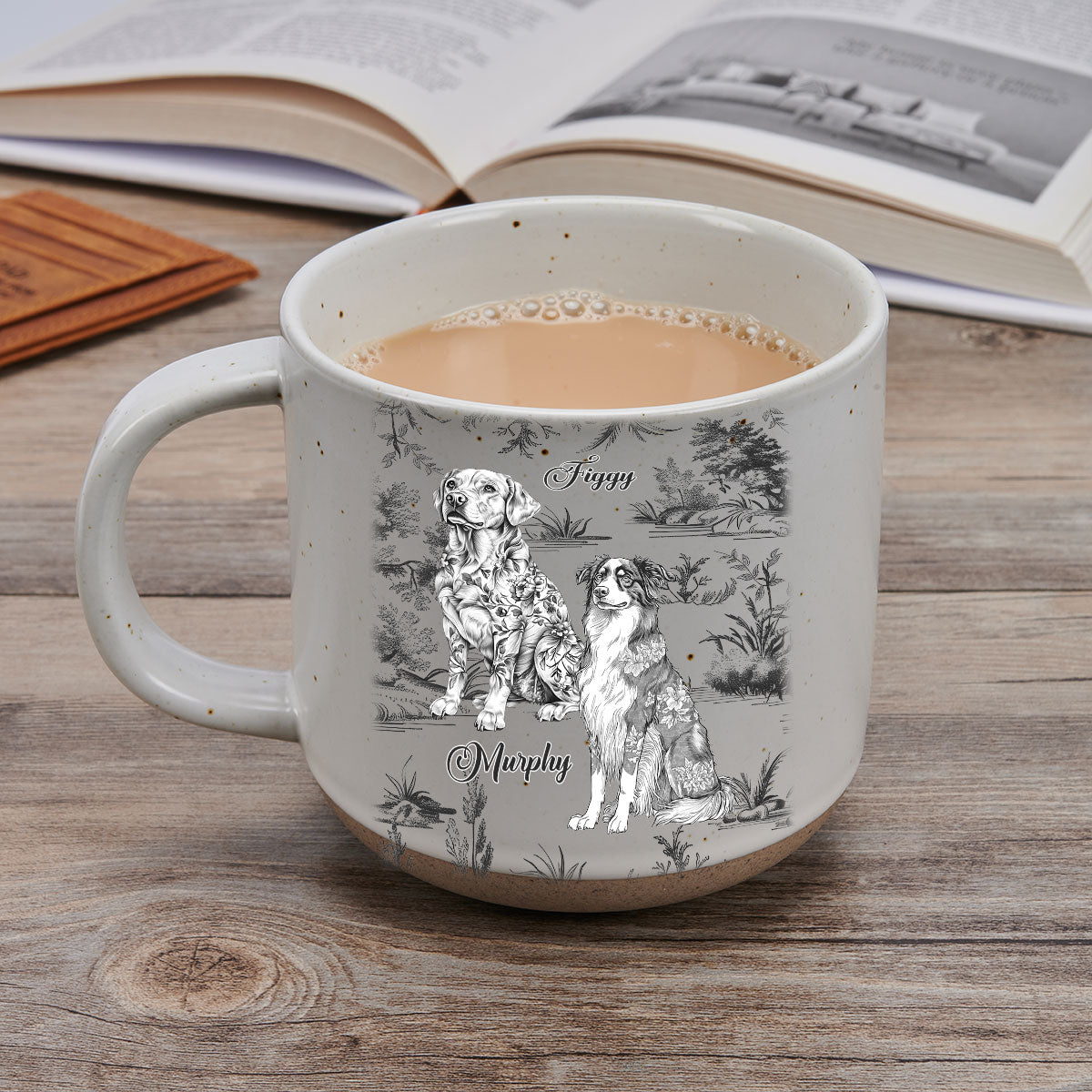 Custom Christmas Birthday Gifts For Dog Mom, Dog Lovers • Fancy You - Personalized Pottery Mug